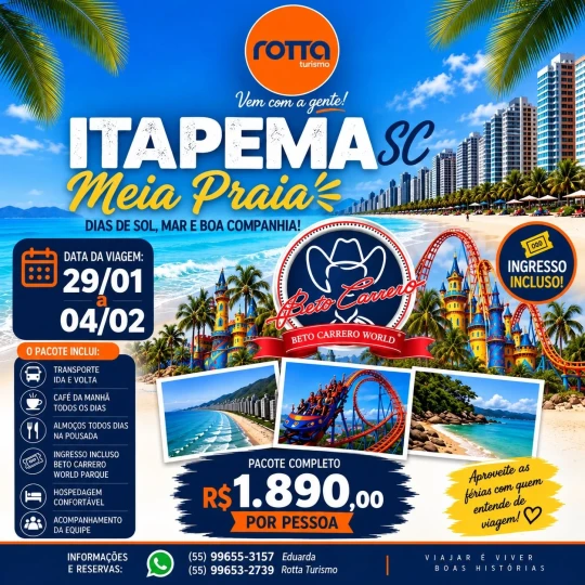 Itapema e Beto Carrero - Foto 1